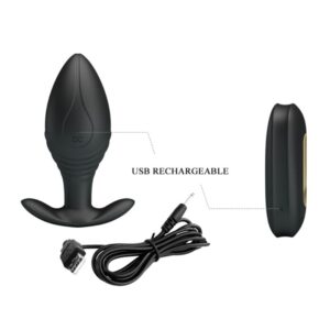 Remote Control-Königin Analplug Vibrator Wiederaufladbar · Sextoys (Bild 4)