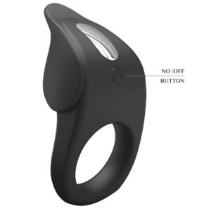 For Him-Susanna Ring Vibrator für Penis, Schwarz-Silikon, 10 · Sextoys (Bild 2)