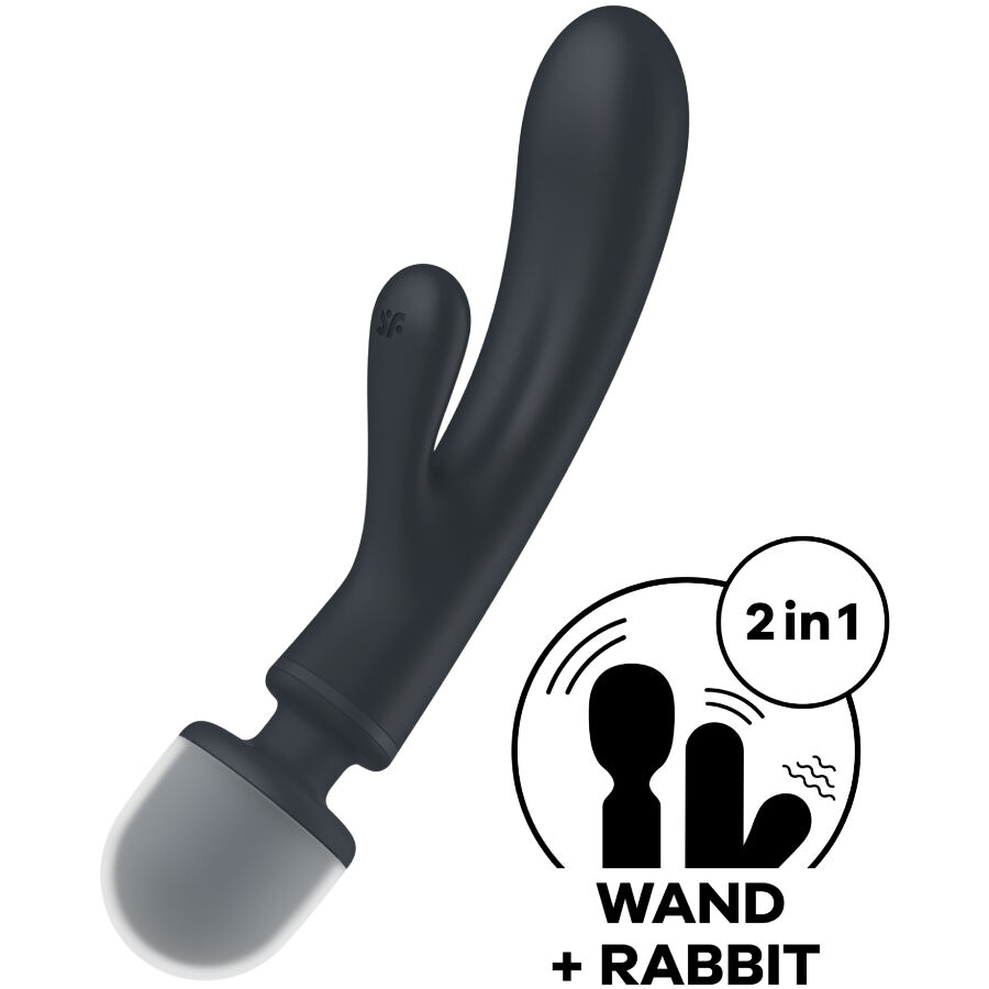 Satisfyer-Triple Lover Vibrator Kaninchen Masseur, Silikon · Vibratoren (Bild 6)
