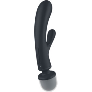 Satisfyer-Triple Lover Vibrator Kaninchen Masseur, Silikon · Vibratoren (Bild 2)
