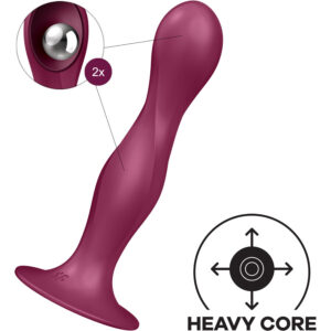 Satisfyer-Double Ball-R Dildo aus Silikon · Sextoys (Bild 3)