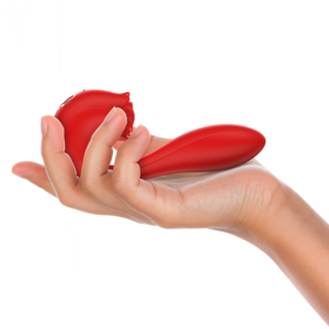 Mia-Selena Stimulator Vibrator in Tippura, Rot-Silikon, 7 Geschwindigkeiten · Vibratoren (Bild 2)