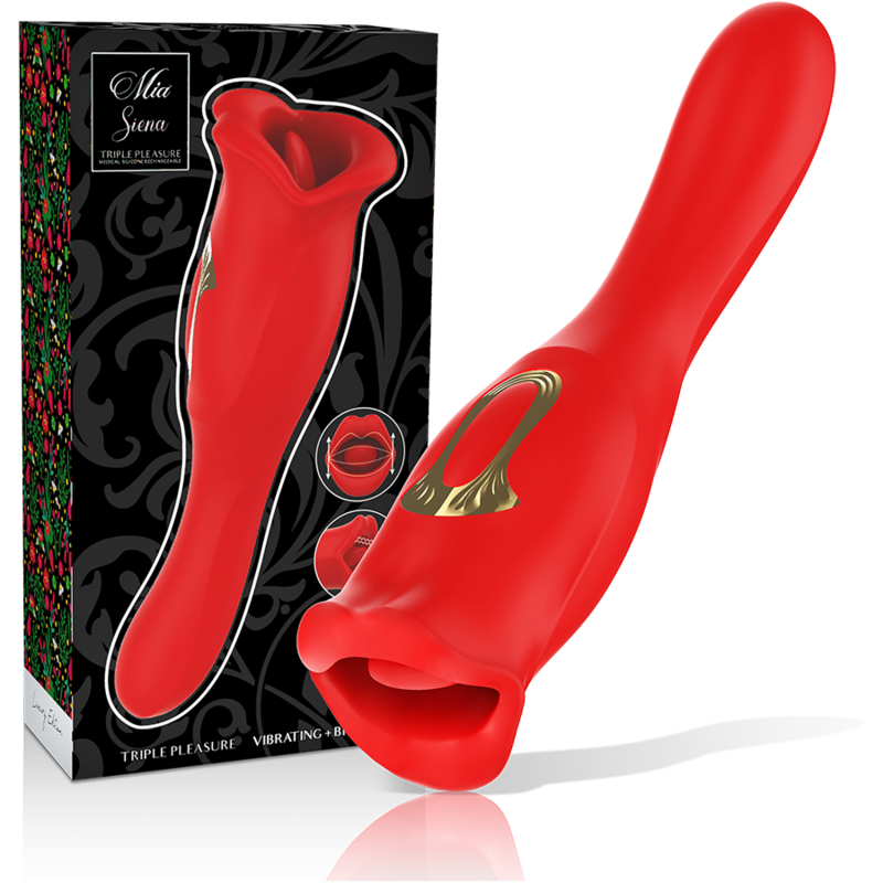 Mia-Siena Tripla Freude Vibrator mit Bissen · Vibratoren