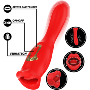 Mia-Siena Tripla Freude Vibrator mit Bissen · Vibratoren (Bild 2)
