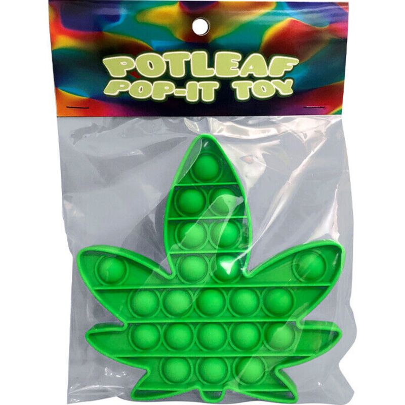Kheper Games-Potleaf Pop-it Spielzeug Anti-Stress Marijuana-Silikon · Spiele & Geschenke