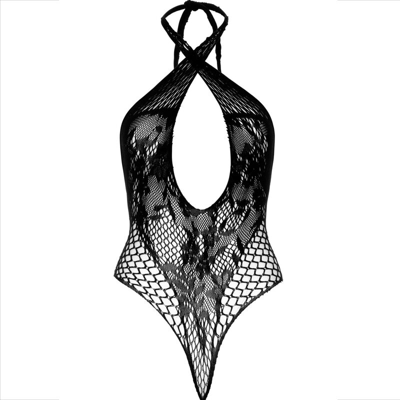 Leg Avenue Teddies-Teddy Halser mit Pizzo · Sexy Damen-Dessous (Bild 7)