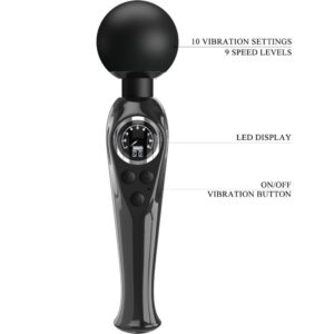 High Tech-Skyler Wand Vibrator Silikon, 10 Geschwindigkeiten · Vibratoren (Bild 7)