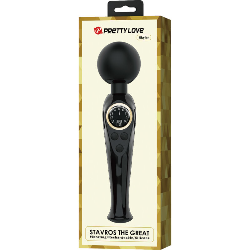 High Tech-Skyler Wand Vibrator Silikon, 10 Geschwindigkeiten · Vibratoren (Bild 2)