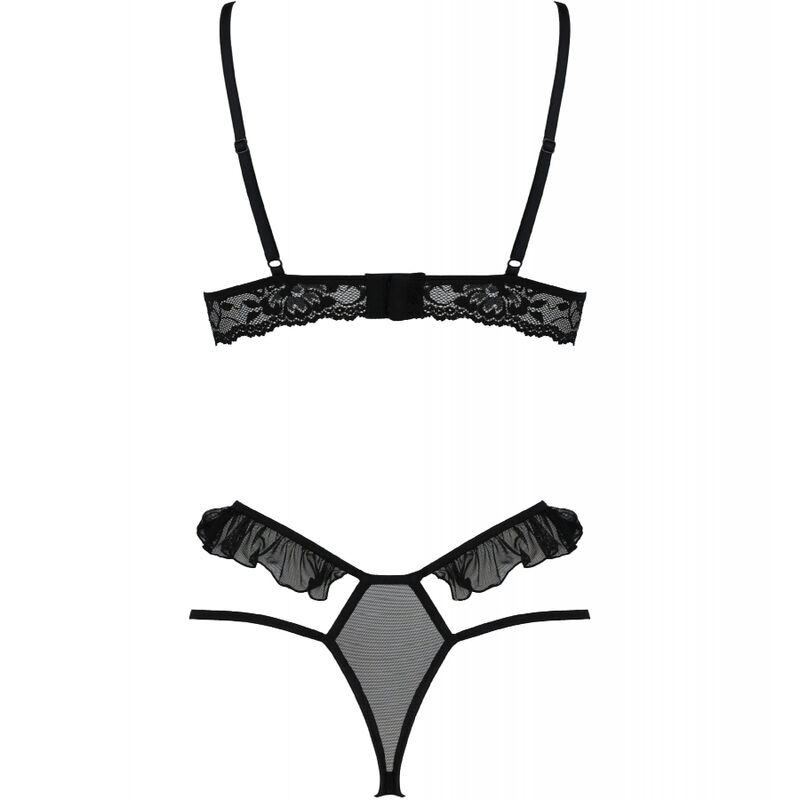 Passion-Dolly Set Zwei Stücke Schwarz · Spicy Dessous & Bodystockings (Bild 4)