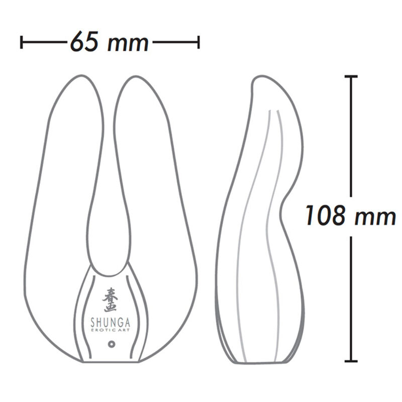 Shunga-Aiko Massager Intimo, Silikon, 10 Geschwindigkeiten · Vibratoren (Bild 7)