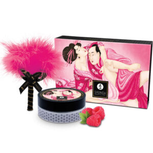 Shunga Body Power-Kit Pulver Verfügbar für Himbeermassage · Oralsex & Körperspiele
