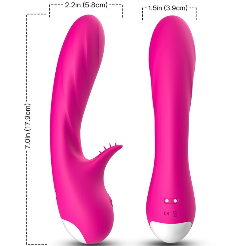 Armony Vibrators-Romance Vibrator mit Stimulator Silikon