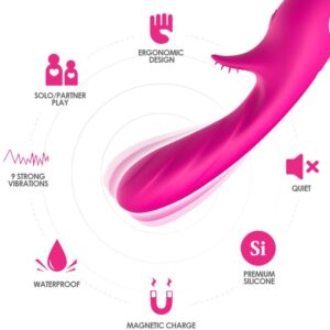 Armony Vibrators-Romantische Vibrator mit Stimulator Silikon · Vibratoren (Bild 3)