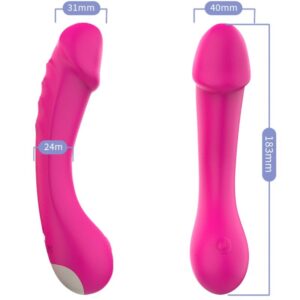 Armony Vibrators-Dildo Vibrator G-Spot aus Silikon Fuchsia-10 · Vibratoren (Bild 2)