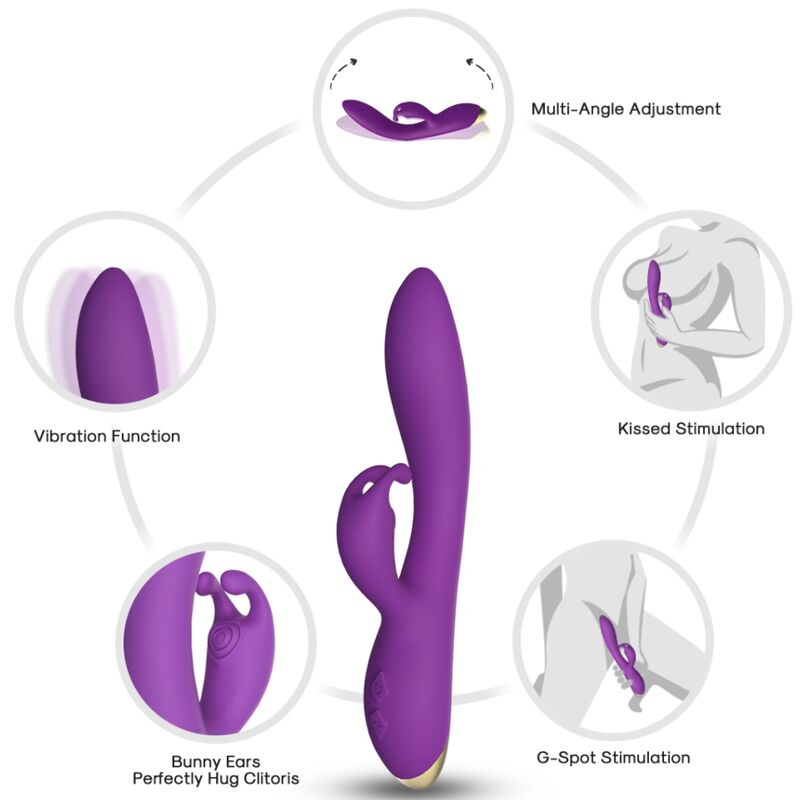 Armony Vibrators-Bonnie Vibrator Rabbit Silikon, 9 Modi · Vibratoren (Bild 10)