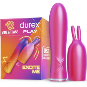 Durex Toys-Vibe & Tease Vibrator Bunny Wiederaufladbar, 7 Modi · Vibratoren