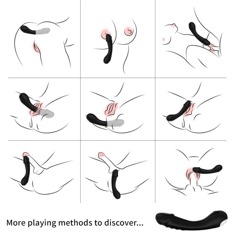 Armony Vibrators-Dildo Vibrator G-Spot aus Silikon Schwarz-10 Geschwindigkeiten · Vibratoren (Bild 2)