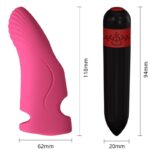 Armony Vibrators-Aurora Vibrator für Finger Fuchsia-Silikon · Vibratoren