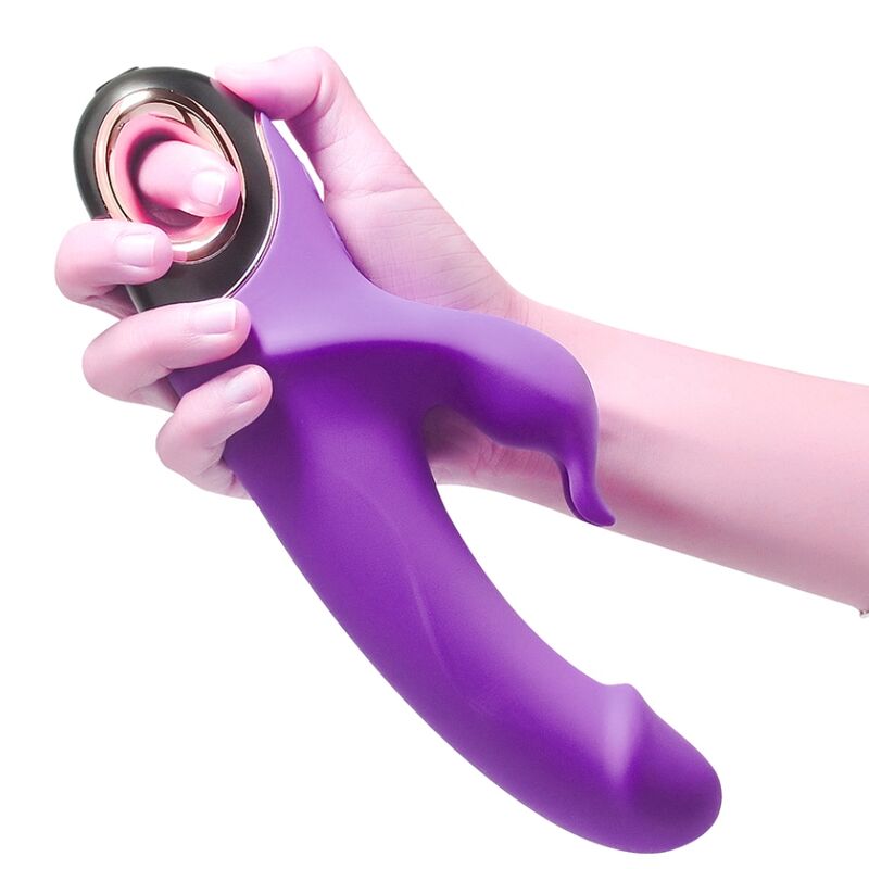 Armony Vibrators-Meteror Dildo Vibrator Rabbit Lila-Silikon, 10 · Vibratoren (Bild 4)