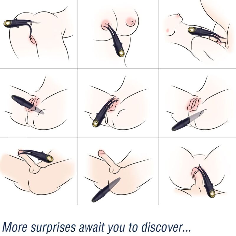 Armony Vibrators-Shadow Vibrator mit doppeltem Zungenkopf · Vibratoren (Bild 8)