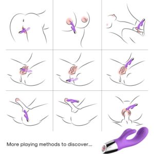 Armony Vibrators-Vibrator Rabbit Silikon, 2×9 Modi · Vibratoren (Bild 8)