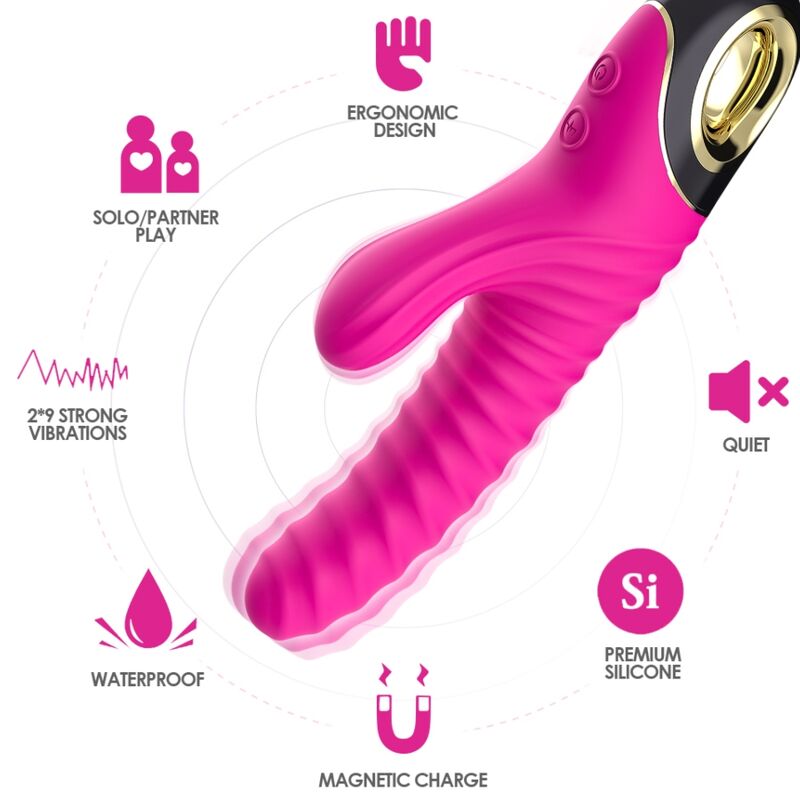 Armony Vibrators-Eternity Silikon Vibrator, 2×9 Modi · Vibratoren (Bild 3)