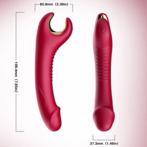 Armony Vibrators-Prince Dildo Vibrator und Rotator Rot-Silikon · Vibratoren (Bild 3)