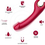Armony Vibrators-Prince Dildo Vibrator und Rotator Rot-Silikon · Vibratoren
