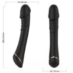 Armony Vibrators-Dildo Vibrator Silikon Schwarz-10 Geschwindigkeiten · Vibratoren