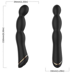 Armony Vibrators-Bambus Vibrator einstellbar Black-10 Geschwindigkeiten · Vibratoren