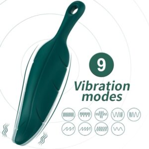 Armony Stimulators-Stimulator & Vibrator Leaf Green-Silikon, 10 · Vibratoren
