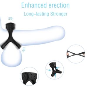 Armony For Him-Ring Vibrator Multiposition Schwarz-Silikon, 10 · Sextoys (Bild 2)