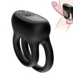 Armony For Him-Vibrator Doppelring Schwarz-Silikon, 10 Geschwindigkeiten · Sextoys