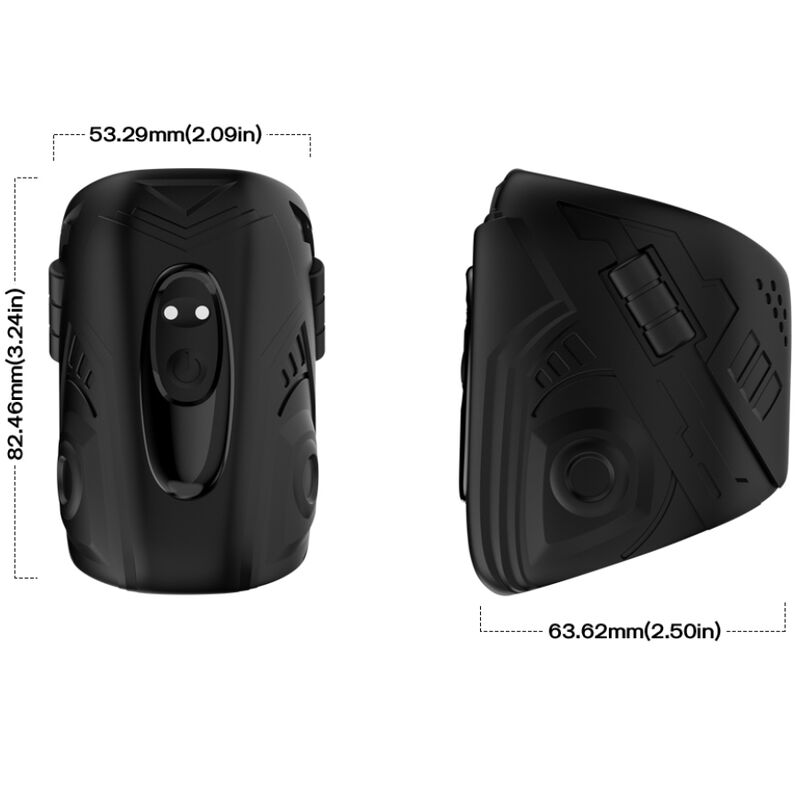 Armony For Him-Masturbator & Vibrator Schwarz-Silikon, 10 Geschwindigkeiten · Sextoys (Bild 3)