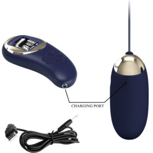 Remote Control-U-Bahn Vibrator mit Fernbedienung Blau-Silikon · Vibratoren (Bild 5)