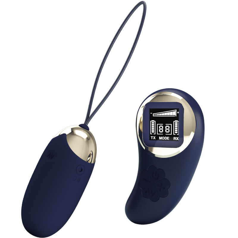 Remote Control-U-Bahn Vibrator mit Fernbedienung Blau-Silikon · Vibratoren