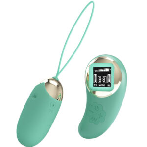 Remote Control-Vibro-Ei Grün mit Fernbedienung Mine-Silikon, 10