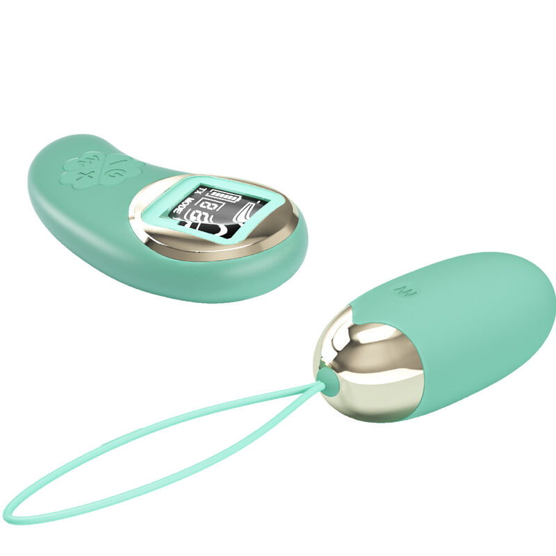 Remote Control-Egg Vibrator Grün mit Fernbedienung Bergbau-Silikon, 10 · Vibratoren (Bild 2)