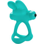 For Him-Dante Green Rabbit Ring Vibrator-Silikon, 10 Geschwindigkeiten · Sextoys