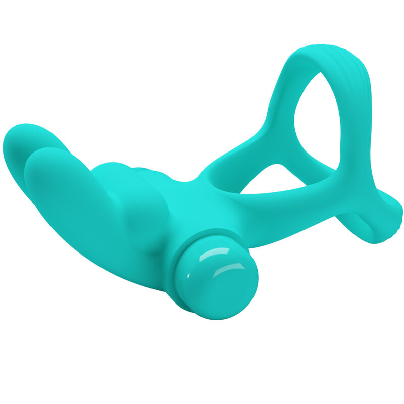 For Him-Dante Green Rabbit Ring Vibrator-Silikon, 10 Geschwindigkeiten · Sextoys (Bild 5)