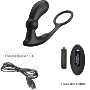 For Him-Warren Penisring und Analplug Vibrator · Sextoys (Bild 5)