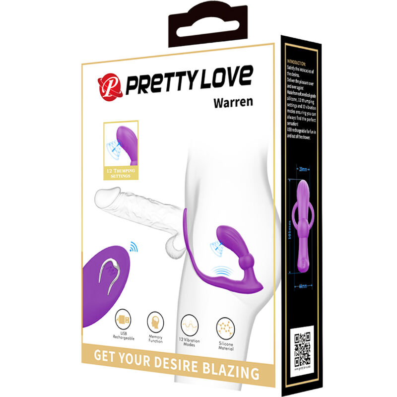 For Him-Warren Penisring und Analplug Vibrator · Sextoys (Bild 13)