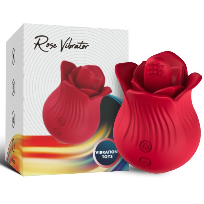 Armony Stimulators-Rosa Vibrator und Stimulator, Rot-Silikon, 10 · Vibratoren (Bild 5)