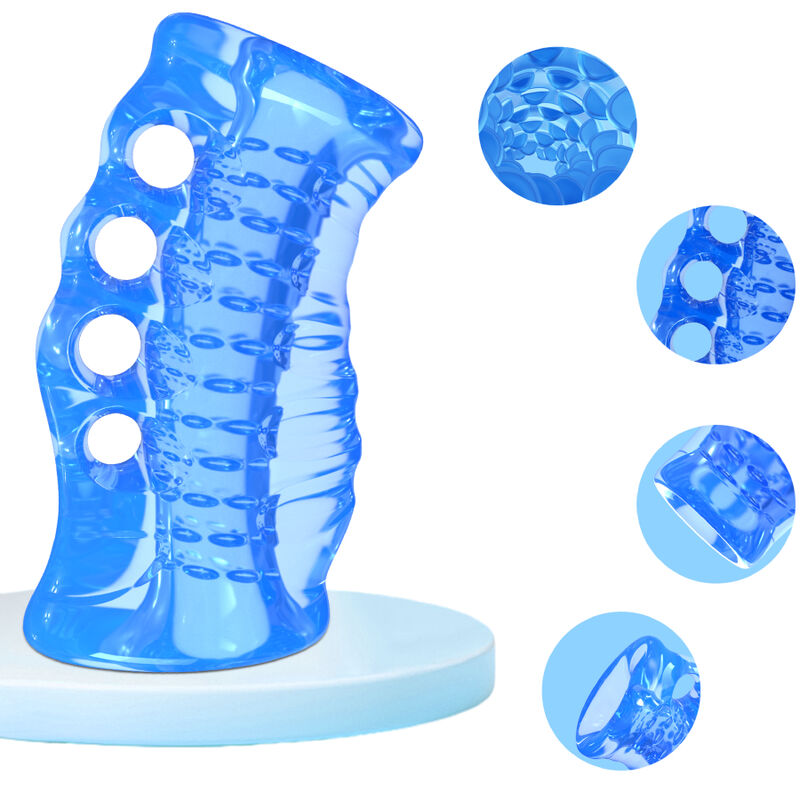 Armony For Him-Masturbator Finger Blue-TPE, Wasserdicht · Sextoys (Bild 2)