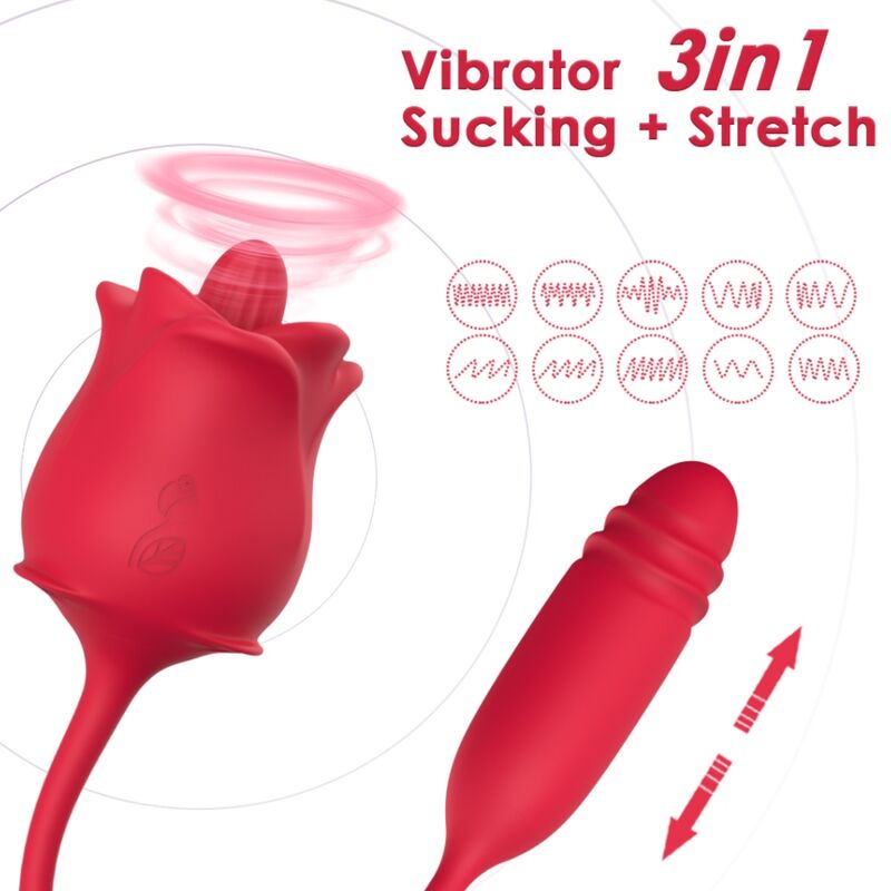 Armony Stimulators-3-In-1 Rosa Stimulator Suction und Up&down · Vibratoren