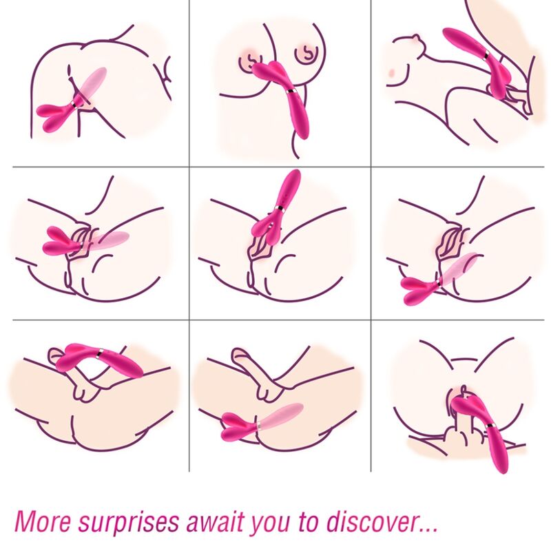 Armony Massagers-Massagegerät und Vibrator Y-Wand mit doppeltem Kopf · Vibratoren (Bild 2)