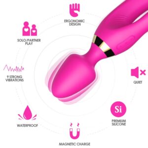 Armony Massagers-Massagegerät und Vibrator Silikon Kaninchen · Vibratoren (Bild 3)