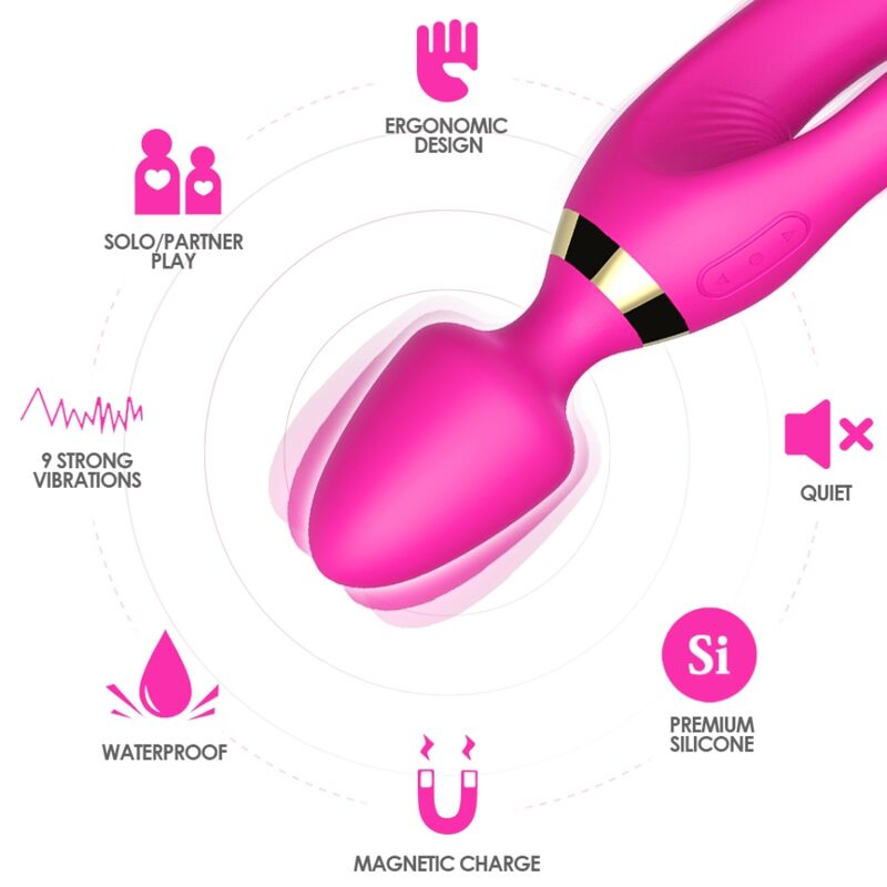 Armony Massagers-Massagegerät und Vibrator Silikon Kaninchen · Vibratoren (Bild 3)