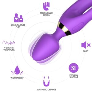Armony Massagers-Massagegerät und Vibrator Silikon Kaninchen · Vibratoren (Bild 7)
