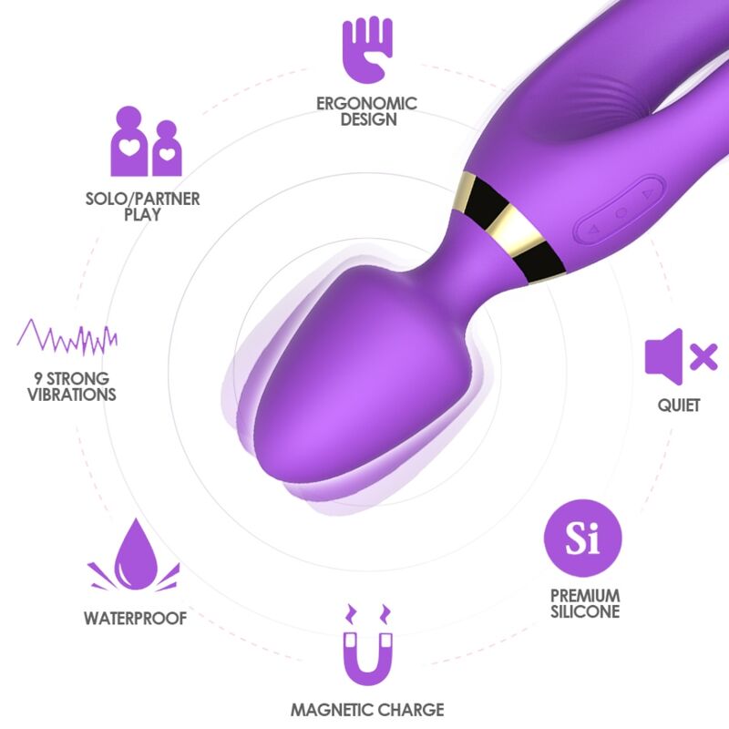 Armony Massagers-Massagegerät und Vibrator Silikon Kaninchen · Vibratoren (Bild 7)